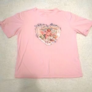 Cupid Heart Valentine Graphic Cotton T Shirt
